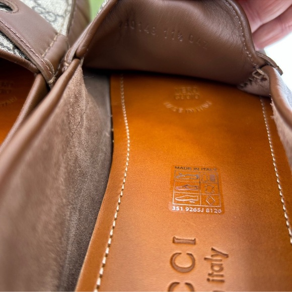 Men’s Gucci, Ayrton driver loafer size 11.5 made in Italy - Picture 7 of 10